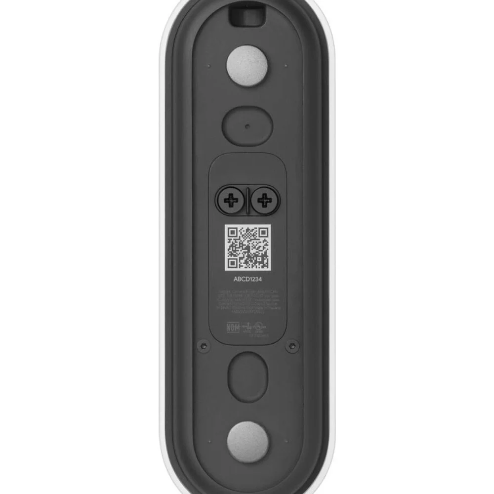 Google - Nest Doorbell Wired (2nd Generation) - Snow